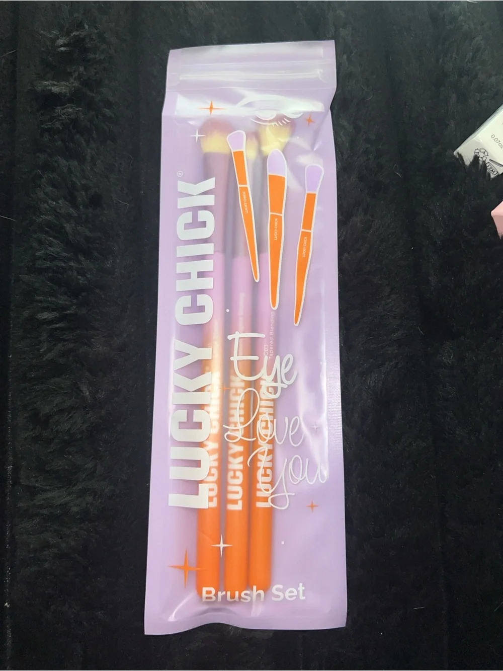 Orange Eye Brush Set - Makeup Brushes